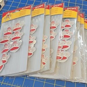 Sock Monkey Party Straws Lot of 9 Packs (8 Per Pack) New Sealed